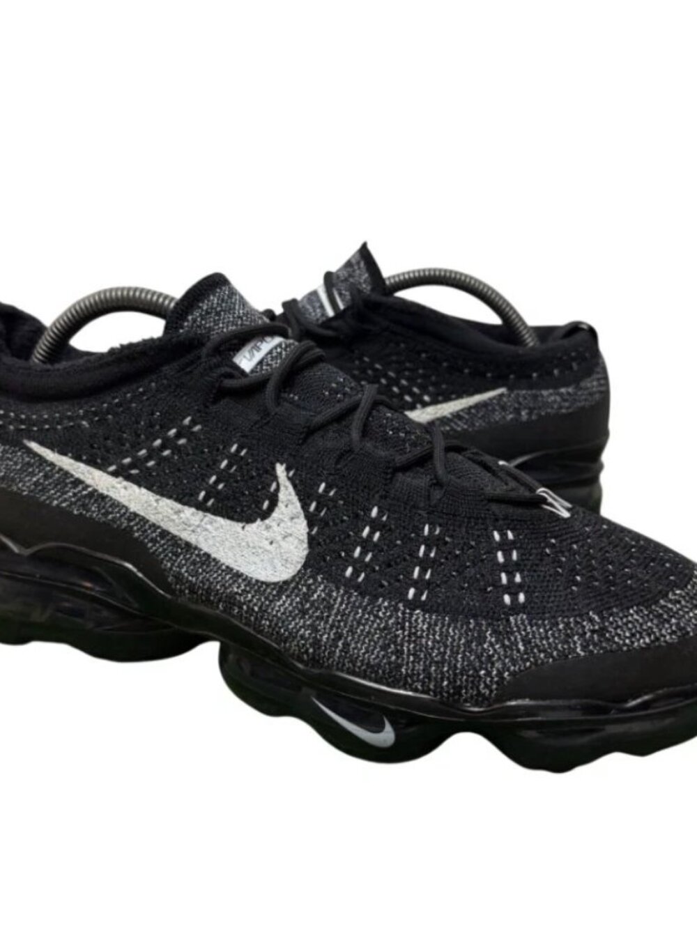 Nike Air Vapormax 2023 Flyknit Oreo Black Mens Athletic Shoes Sz 9.5 DV1678 001